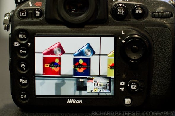 Nikon D800 Review Screen
