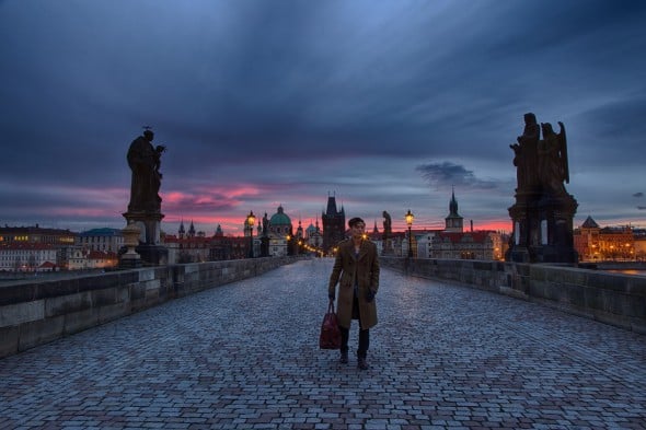 One night in Prague. You don’t get this kind of drama by holding your phone at arm’s length!