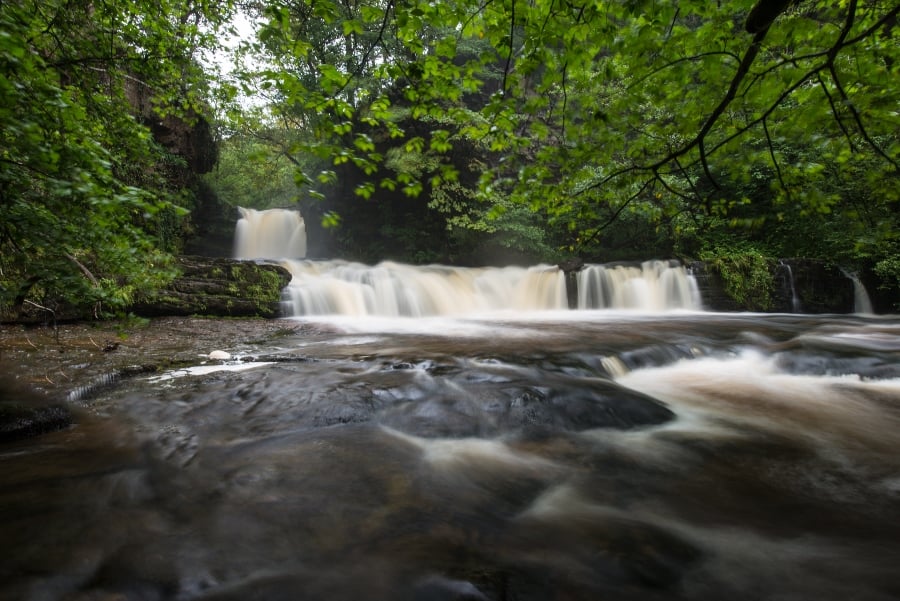 Photographing the Afon Nedd Waterfalls in the Brecon Beacons