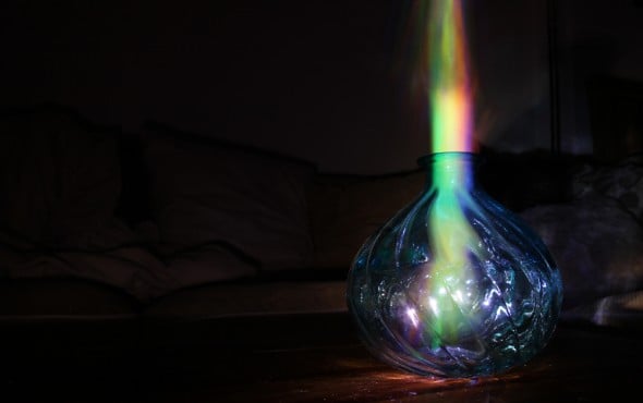 Katie Dix’s demonstration of light painting
