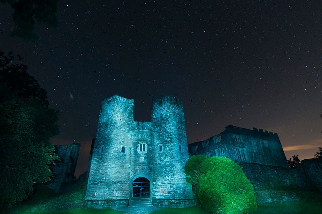 Tim Coleman’s demonstration of light painting