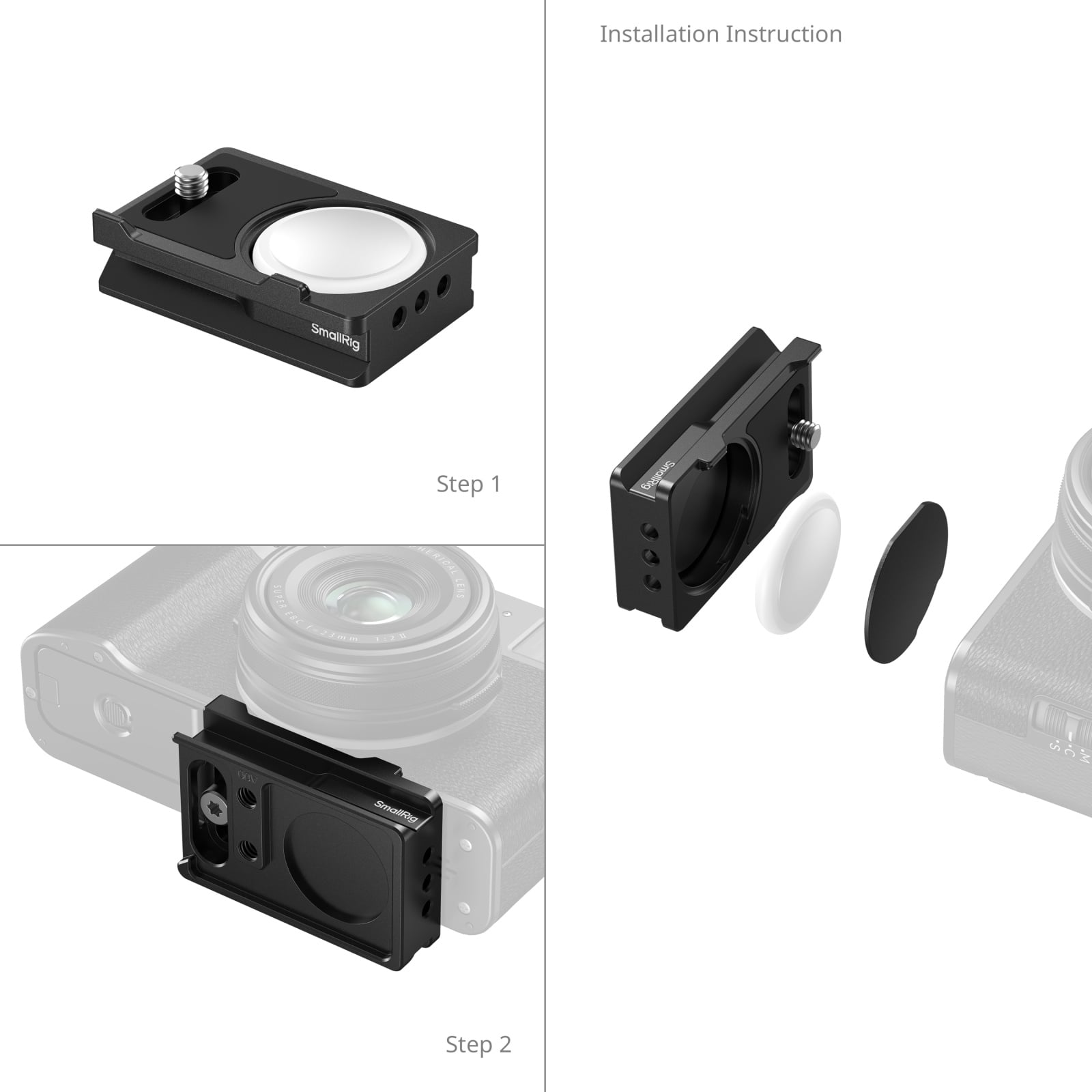SmallRig AirTag camera plate