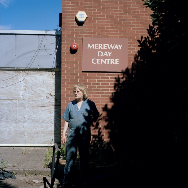 Justin and Jackie birdwatching and walking near Tring, Hertfordshire, from the series Big Brother by Louis Quail