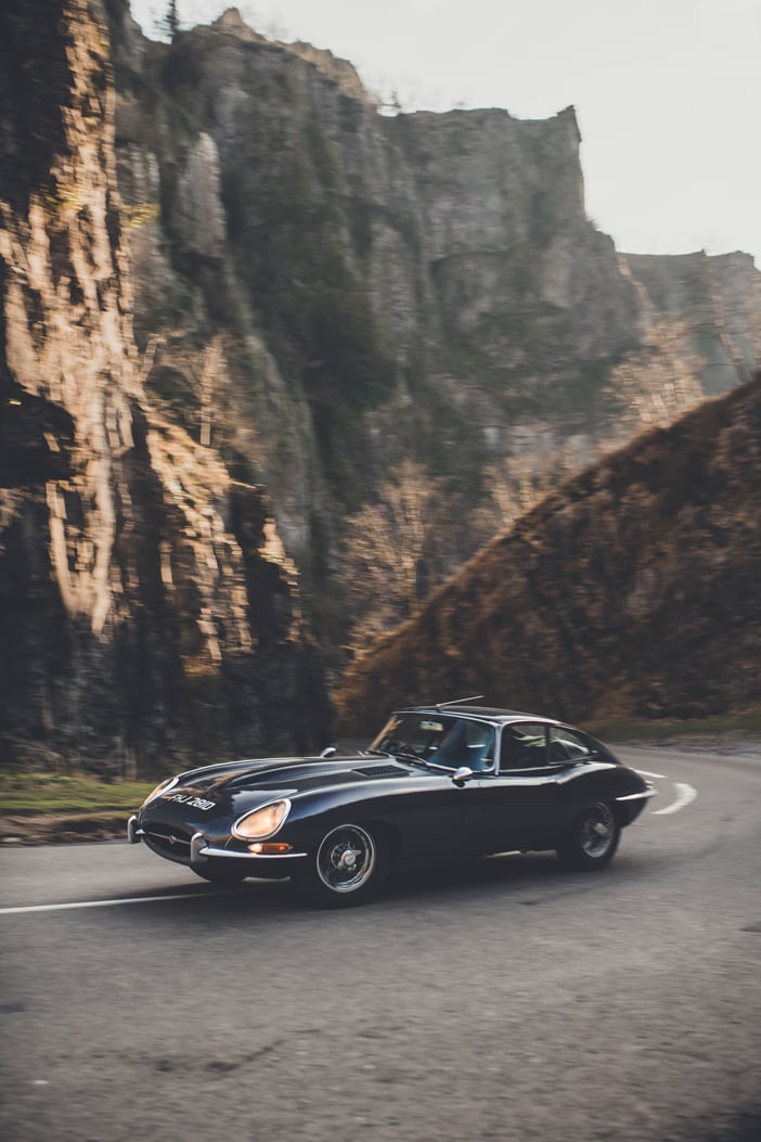 2021 Jag E-type Purple Haze