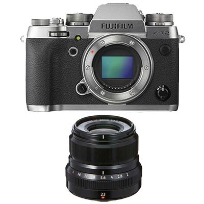 Fujifilm X-T2 Digital Camera - Graphite with 56mm f1.2 R XF Fujinon Lens