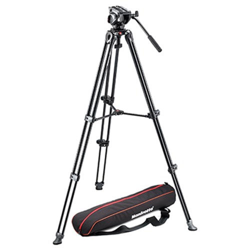 Used Manfrotto 500 Twin Aluminium Leg Video System