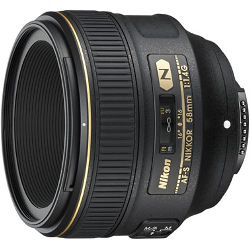 Used Nikon 58mm f1.4 G AF-S Lens