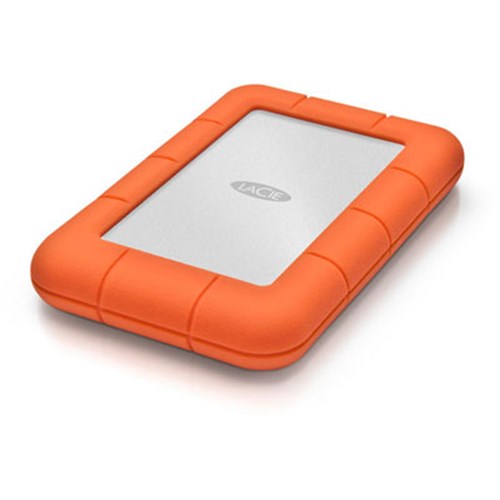 Used LaCie Rugged Mini Portable Hard Drive - 2TB
