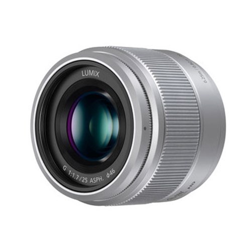 Used Panasonic 25mm f1.7 LUMIX G ASPH Silver Lens - Micro Four Thirds Fit
