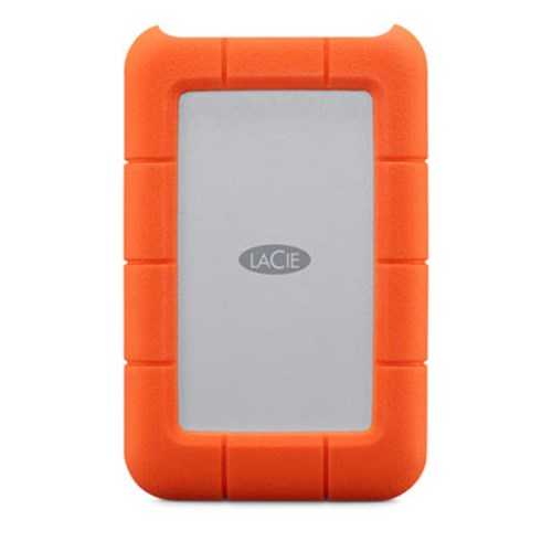 Used LaCie Rugged USB-C Portable Hard Drive - 2TB