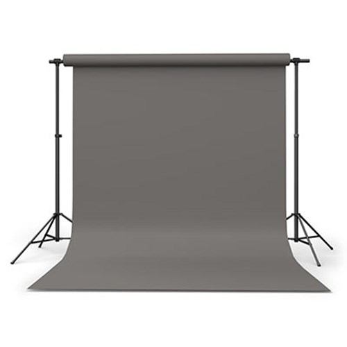 Used Calumet Seal Grey 1.35m x 11m Seamless Background Paper