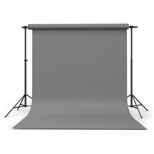 Used Calumet Smoke Grey 1.35m x 11m Seamless Background Paper