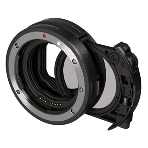 Used Canon Drop-In Filter Mount Adapter EF-EOS R with Drop-In Variable ND Filter A