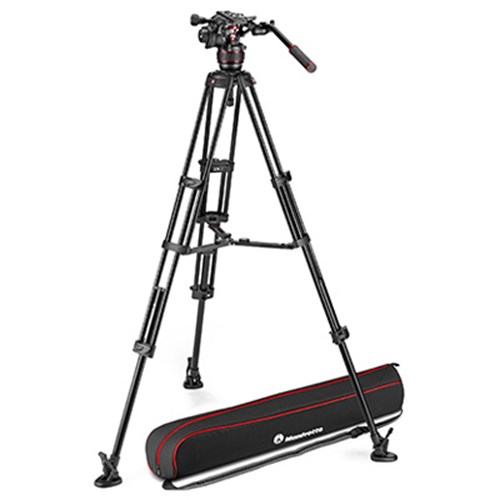 Used Manfrotto Nitrotech 608 + Aluminium Twin MS