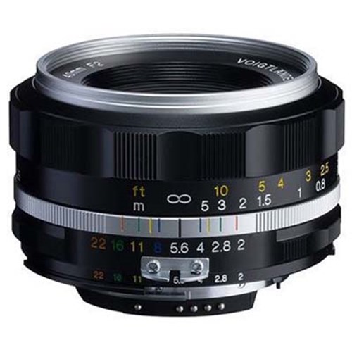 Used Voigtlander 40mm f2 SL II-S Ultron Lens - Nikon F Fit - Silver