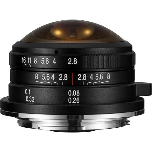 Used Laowa 4mm f2.8 Circular Fisheye Lens for Sony E