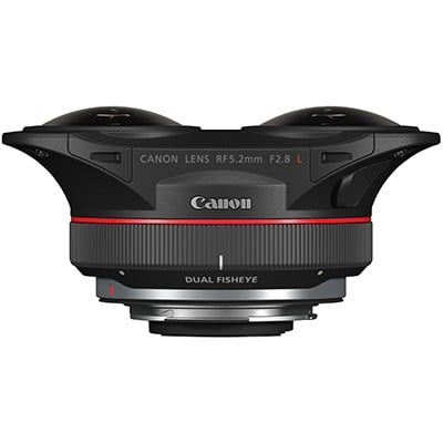 Canon RF 5.2mm f2.8 L Dual Fisheye Lens