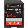 SanDisk Extreme PRO 64GB 200MB/s UHS-I V30 SDXC Memory Card