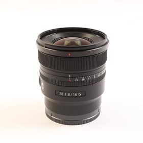 USED Sony FE 16mm f1.8 G Lens