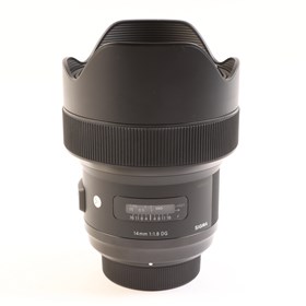 USED Sigma 14mm f1.8 DG HSM Art Lens for Nikon F