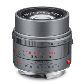 Leica APO-SUMMICRON-M 50mm f2 ASPH Lens - Metal Grey
