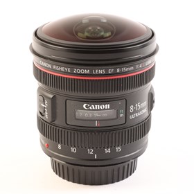 USED Canon EF 8-15mm f4 L USM Fisheye Lens